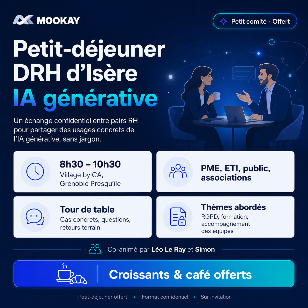 Petit-déjeuner RH animé par Mookay