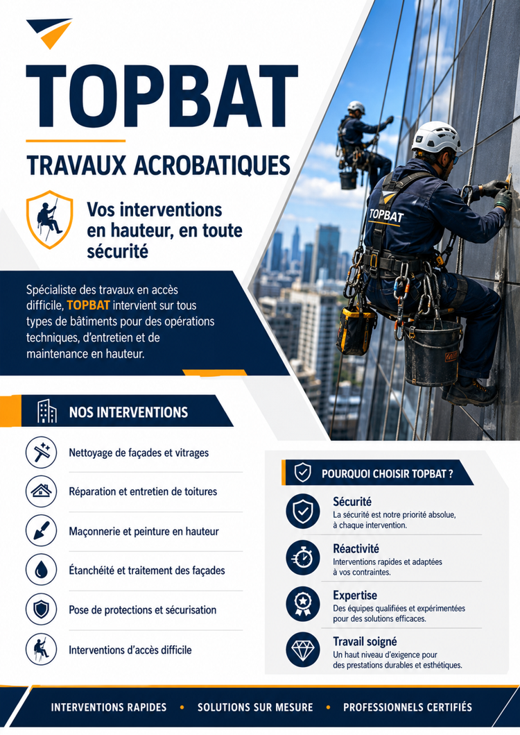 Flyer TOPBAT – Travaux acrobatiques